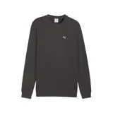Buzo Puma unisex de color gris oscuro, con cuello redondo, mangas largas con puños y bajo acanalados. Logo Puma bordado en el pecho.