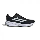 Championes de running Adidas Response, color negro con detalles en blanco.