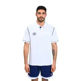 Short de indumentaria deportiva color azul marino con detalles en blanco, ideal para actividades deportivas.