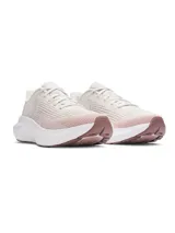 Championes de running Under Armour Charged Rogue 5 para mujer, color lila y gris con logo en el lateral.
