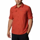 Camisa de manga larga color bordó con tecnología Omni-Shade Upf 50 Sun Protection y Omni-Wick. Cuenta con ventilación, mangas enrollables con soportes para lengüetas y dos bolsillos frontales con solapa.