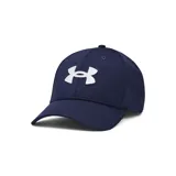 Gorro Under Armour color verde militar con logo bordado en negro.