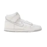 Zapatillas altas Nike con parte superior de cuero blanco y Swoosh lateral con efecto de Airbrush en degradado.