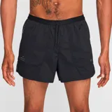 Short de running Nike Dri-Fit Adv Run Div 4" 2 en 1 para hombre, color negro con logo reflectivo en el lateral.