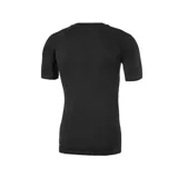 Remera deportiva Puma LIGA Baselayer de manga corta, color negro con logo blanco en el pecho.