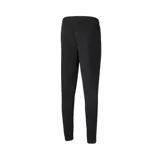 Pantalón de entrenamiento Puma color negro, con logo bordado en la pierna izquierda, bolsillos laterales abiertos, cintura ajustable con cordones y tecnología dryCell.