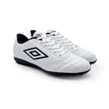 Calzado de fútbol para hombres con capellada de PU, forro de poliéster y suela de caucho, ideal para jugar en césped sintético.