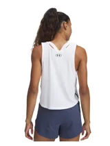 Short deportivo Under Armour Vanish 2in1 para mujer, color azul marino.
