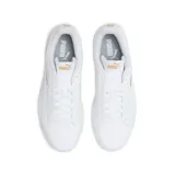 Championes Puma Up de hombre, color blanco con detalles en dorado.