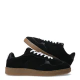 Zapatillas deportivas acordonadas con estampado animal print.