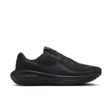 Championes de running Nike Revolution 8, color negro con logo Nike en el lateral.