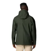 Campera Columbia 3 en 1 color azul marino, con capa exterior impermeable y transpirable, tecnología termorreflectante Omni-Heat™ y forro polar interior. Capucha desmontable y ajustable, puños y dobladillo ajustables, bolsillos con cremallera y protector de barbilla.