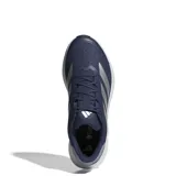 Championes Adidas Duramo SL 2, color azul marino con detalles plateados y suela blanca.