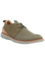 Zapato híbrido de hombre color marrón, con capellada de tejido ligero y detalles en cuero. Suela con tecnología Honey Foam.