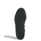 Championes Adidas Breaknet 3.0 de cuero sintético negro con las tres tiras blancas a los costados.