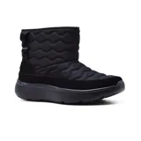 Bota Skechers On-the-GO Encore negra de media caña, tipo chugga, con parte superior de gamuza tratada con 3M Scotchgard, forro de piel sintética, plantilla Skechers Air-Cooled Goga Mat y amortiguación ULTRA GO.