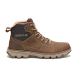Bota de cuero color marrón, marca Caterpillar, modelo Meridian WP. Cuenta con tecnología Duofuse, City Grip y Waterproof.