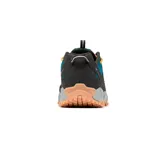 Zapatillas de trekking Columbia Flow Fremont, color gris con detalles en rosa y naranja.