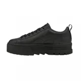 Championes Puma Mayze Classic, color negro con detalles dorados.