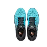 Championes de running 361° Meraki 4, color celeste con detalles en negro y blanco. Capellada de malla de ingeniería, entresuela Qu!kfoam y suela de goma.