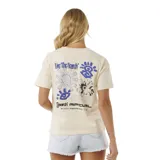Remera color blanco con estampado en el frente.