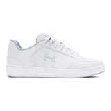 Championes Under Armour UA W Official, color blanco con detalles en naranja.