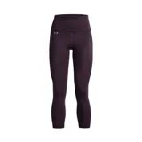 Calza capri de training Under Armour color negro, tiro alto y logo en la cintura.