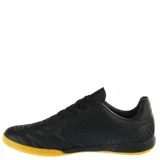 Championes de fútbol sala Topper San Ciro V IN, color negro con detalles del logo en el lateral. Capellada de cuero sintético y suela de goma.