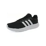 Championes Adidas Lite Racer 4.0 de hombre, color negro con las tres tiras blancas y suela blanca con tecnología Cloudfoam.