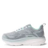 Championes negros con diseño geométrico en gris y blanco, cordones negros y suela blanca.