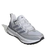 Championes Adidas Ultra Run 5 TR, color gris con detalles en violeta y plateado.