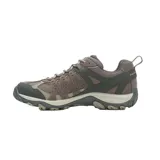 Championes de senderismo Merrell Accentor 3 impermeables, color marrón y gris, con capellada de gamuza y malla, puntera reforzada, entresuela de EVA y suela de goma.