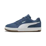 Championes Puma Caven 2.0 azules con detalles en blanco y suela marrón.