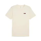 Camiseta Puma ESS 2 Colo Small Logo de hombre, color crema con logo pequeño de Puma bordado en el pecho.