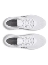 Championes Under Armour Charged Escape 4, color gris claro con logo en gris oscuro.