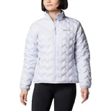 Campera Columbia Delta Ridge II color verde oliva, con cierre frontal, cuello alto y bolsillos laterales con cierre. Cuenta con tecnología Omni-Heat de revestimiento térmico reflectante, HeatSeal, Omni-Shield y plumón certificado por RDS.