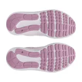 Zapatillas deportivas grises con detalles en celeste, marca Under Armour, modelo Charged Versurge.