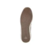 Zapatillas grises de skate Emerica Tilt G6 Vulc, con detalles en marrón y suela blanca.