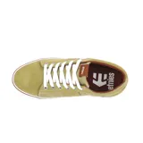 Zapatillas Etnies Kayson color borgoña con suela blanca.