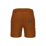 Short de baño negro con cintura elastizada y cordón ajustable. Estampado lateral con damero blanco y logo de la marca en blanco.