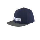 Gorro unisex de ala plana con logotipo PUMA bordado en la parte delantera y banda de malla para absorción de humedad.
