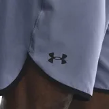 Short deportivo Under Armour de hombre, color gris, con cintura elástica y cordón ajustable.