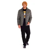 Campera gris con cierre frontal, bolsillos laterales y logo de Caterpillar en el pecho. Resistente al agua y al viento, con aislamiento reciclado.