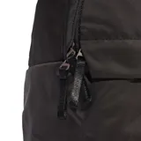 Mochila Adidas Glow negra con logo en el frente.