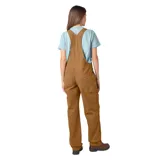 Enterito Dickies color marrón, de corte relajado, con tirantes ajustables y múltiples bolsillos.
