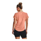 Remera deportiva Under Armour Streaker de mujer, color azul con logo en el ruedo.