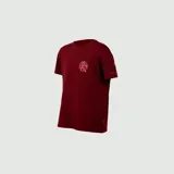 Remera verde oscuro con estampado de un faro en el pecho.