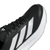 Championes Adidas Duramo SL 2, color negro con detalles plateados, ideales para running.