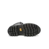 Bota Caterpillar Colorado Max de cuero negro, con cordones y plataforma de 6 cm.