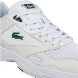 Championes Lacoste Storm 96 Lo color blanco con detalles en verde.